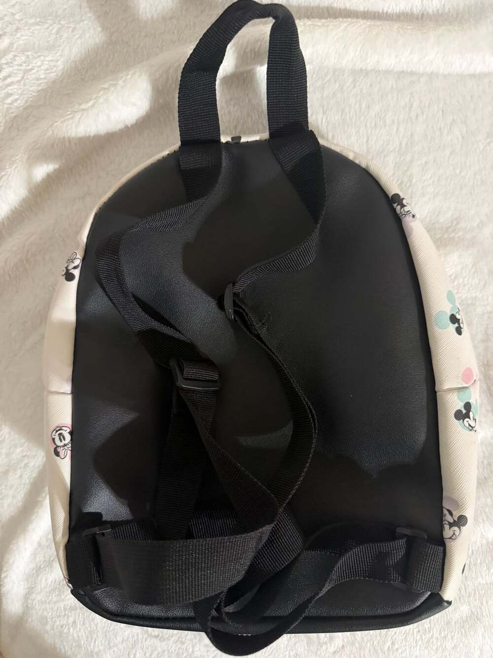 Disney Mickey And Minnie Mouse Allover Pastel Print Mini Backpack - Picture 3 of 5